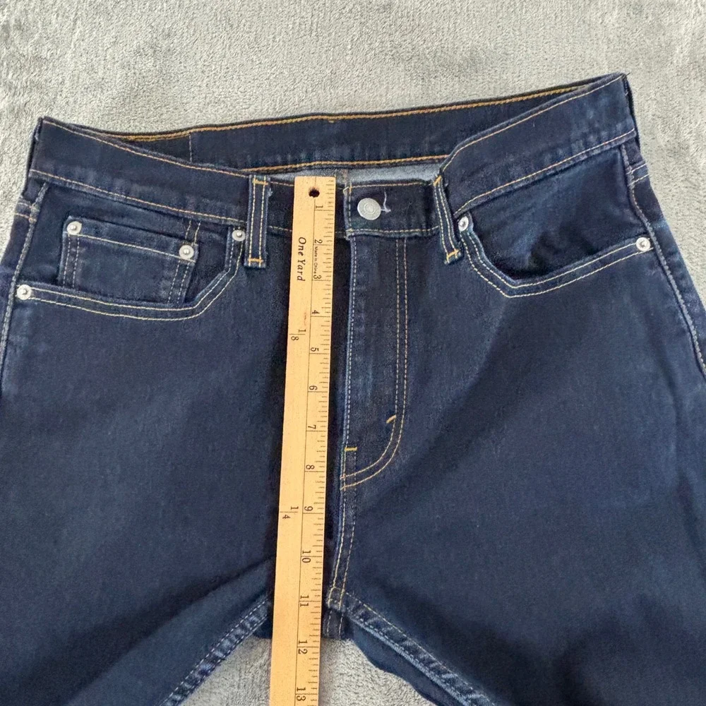 Levi Strauss 512 Slim Taper Jeans Mens 33x30 Dark Wash Stretch 28